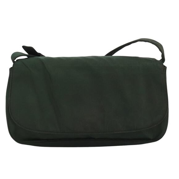 PRADA Shoulder Bag Nylon Green - Picture 2 of 12